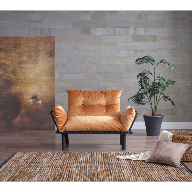 Causeuse futon, Jaune