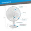 Benross 47Cm Oscillating Personal Fan