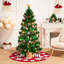 Jupe d'arbre de Noël, jupe d'arbre de Noël en flocons de neige pour Noël-105608807