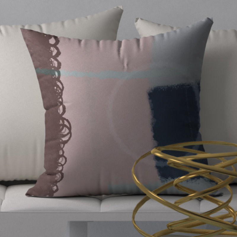 Housse de coussin décorative carrée/insert, 24" X 24"