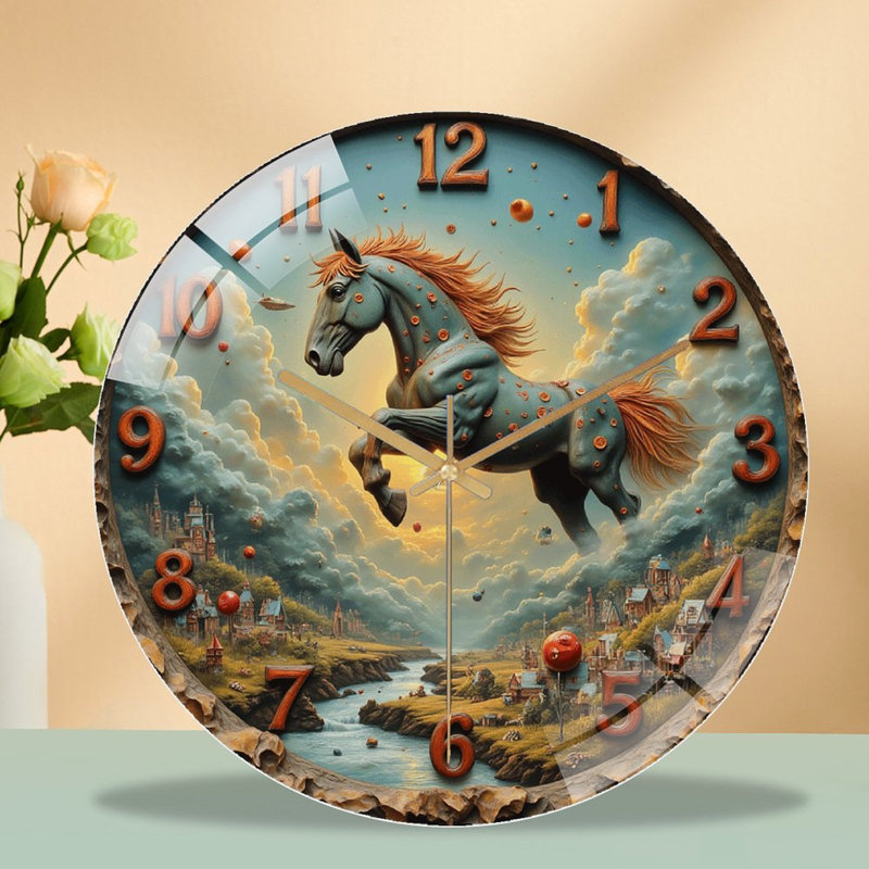 Horloge murale fantaisie 12 po