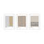 Caos E Ordine 1 by Romina Gadler - 3 Piece Single Structure Frame Print Wall Art Set-358396824-358396826