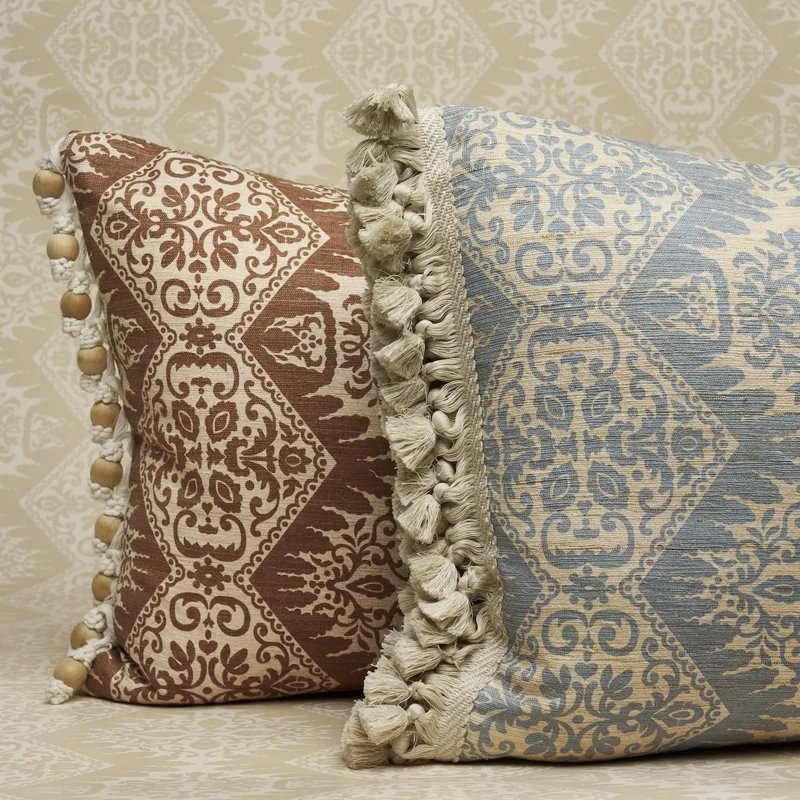 Berkeley Silk Pillow, Brown