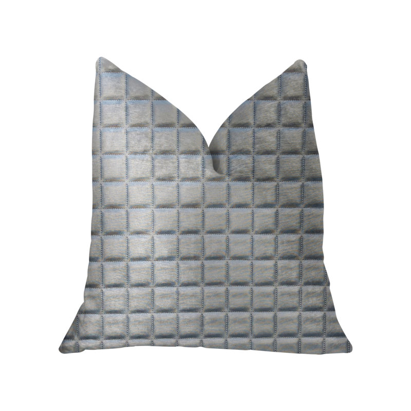 Plaid Reversible Throw Pillow, 20" x 20"