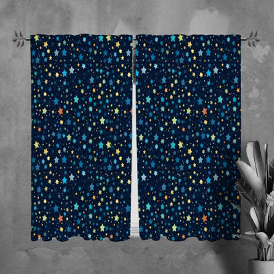 Paire de rideaux obscurcissant en polyester Schenevus