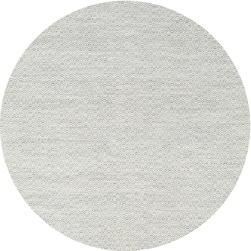 Tapis gris zone contemporaine, Rond 3 pi