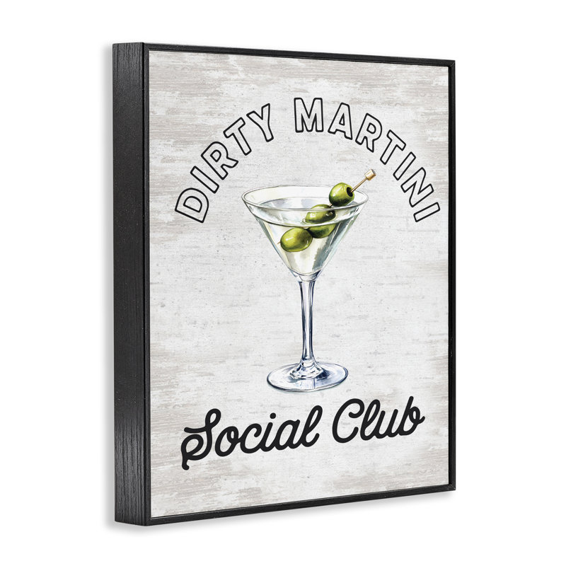 Giclée encadrée par Dirty Martini, Midnight Black Giclee Framed, 30 x 24