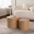 2-Pieces Round Wooden Nesting Coffee Table-1210383087