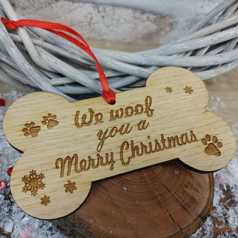 24cm Handmade Wood Hanging Figurine Ornament