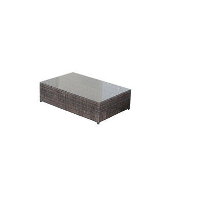 Table basse d'extérieur entièrement assemblée L 30 po x l 49 po Aviara
