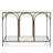 Serse 42'' Glass Top Console Table