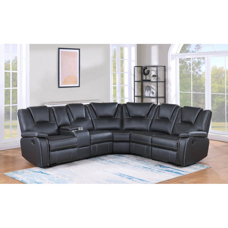 Fauteuil inclinable Rattee, Fauteuils inclinables électriques, Similicuir noir