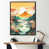 Black Floater Framed