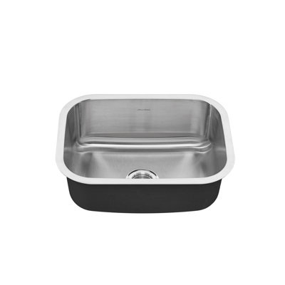 Portsmouth 23.38'' L Undermount Single Bowl Stainless Steel Kitchen Sink