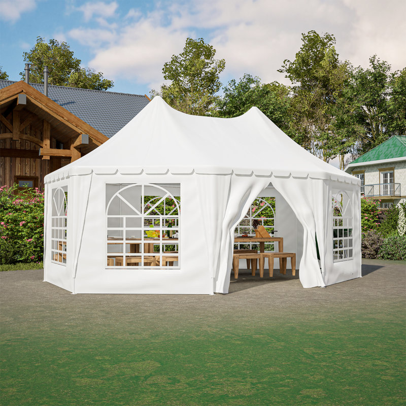 Tente d'abri d'extérieur pour pavillon, H 137,76 po x l 175,2 po x P 238,92 po