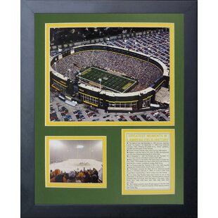 Green Bay Packers Team Mascot End Zone Framed Poster