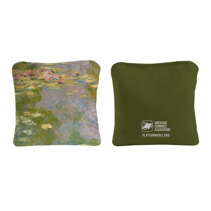 Claude Monet, nénuphars Synergy Pro, sacs de cornhole