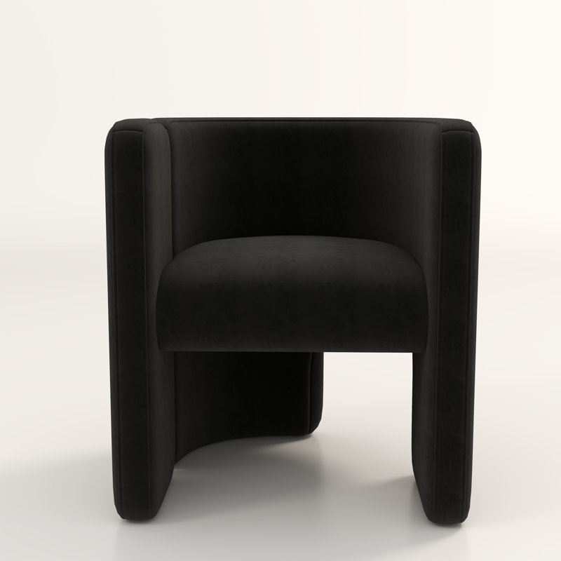 Fauteuil Beall, Noir foncé