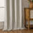Leming 100% Polyester Burlap Blackout Curtains for Bedroom Grommets Curtains 2 Panels Set-719486201-719486200