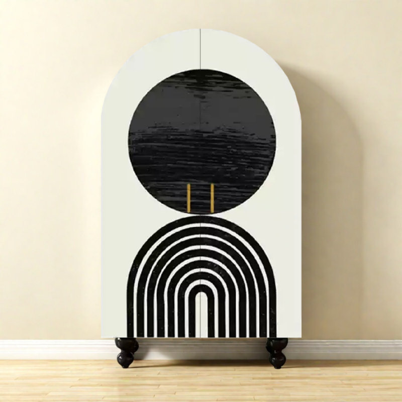 Armoire moderne à double porte minimaliste