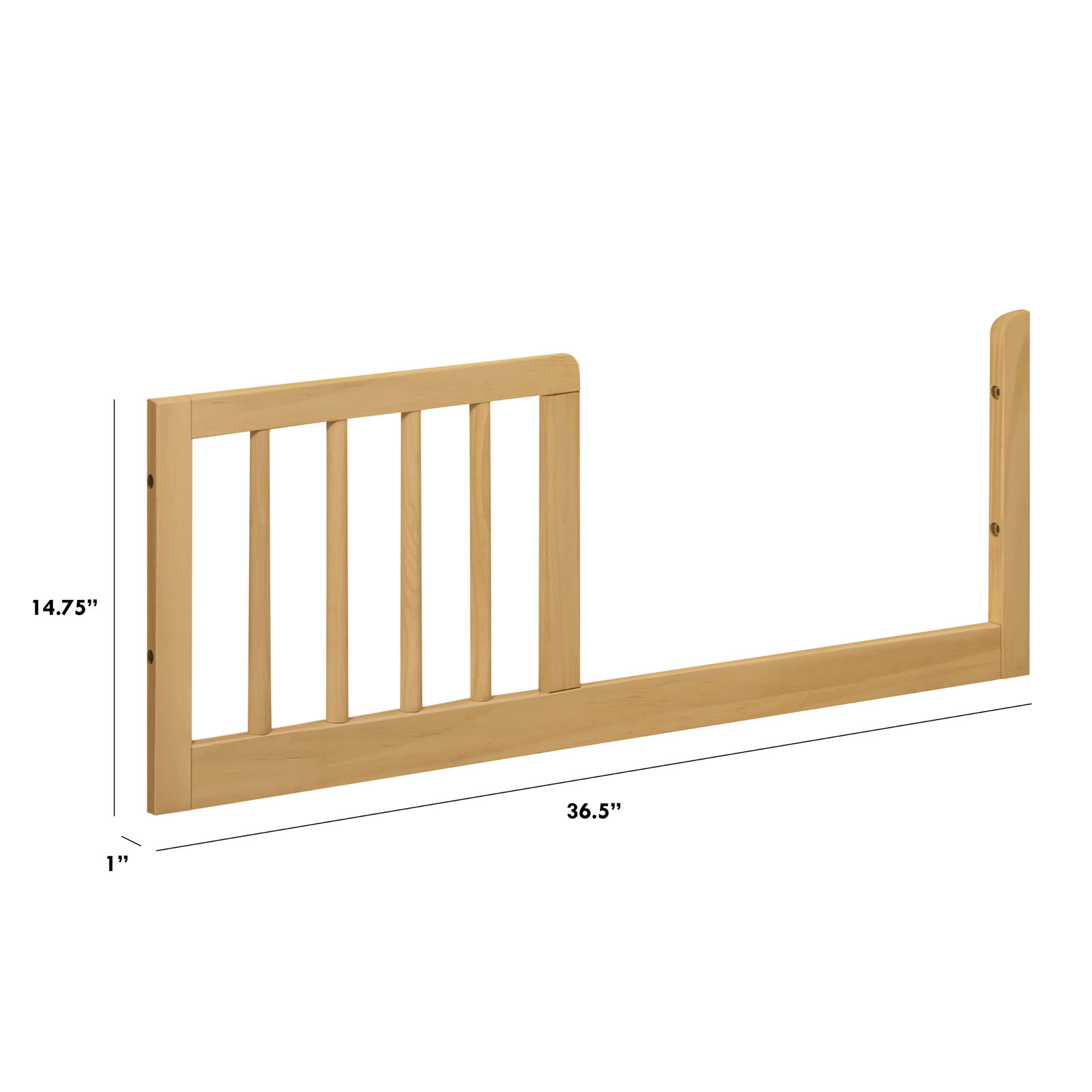 Gelato Toddler Bed Rail, Honey