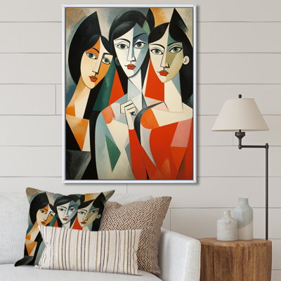 Chef-d'œuvre Les Demoiselles Davignon I - Portrait, impressions sur toile