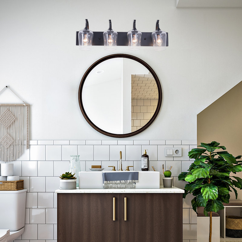 Éclairage pour meuble-lavabo à intensité variable à 4 lumières
