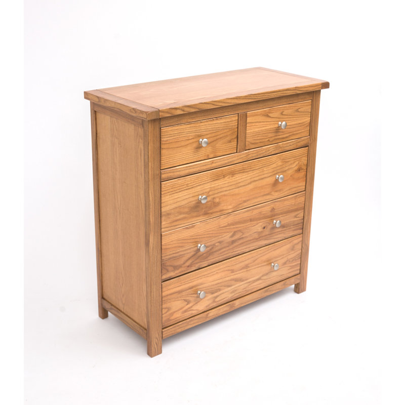 Rizo 90cm W 5 - Drawer Chest of Drawers