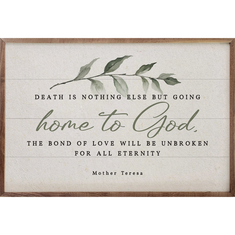 Home to God, H 5 po x l 8 po