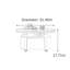 Petite table basse mobile avec roulettes-129592468
