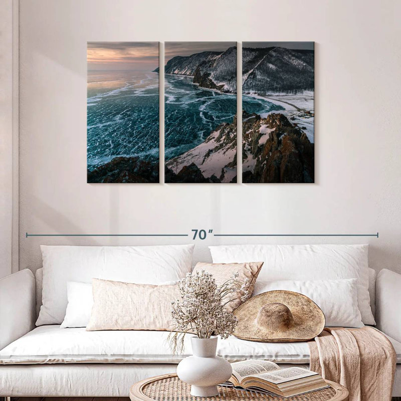 Alvord Lake Baikal Russia, 28" H x 45" W