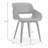 Berthiaume 18.5'' H Faux Leather Upholstered Armchair