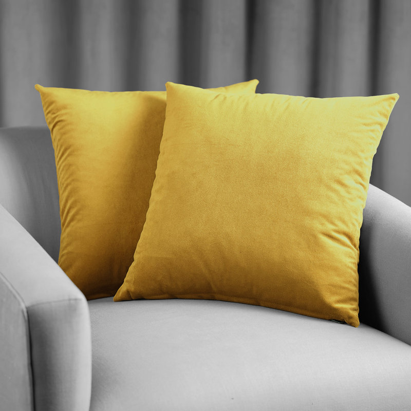 Signature Velvet Throw Pillow Covers - Decorative Pillow Covers, Fool's Gold