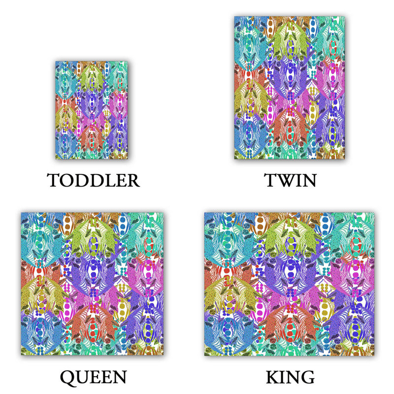 Ensemble de housse de couette papillon des fêtes, 1 housse de couette grand + 2 taies standards