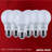 9 Watt A19 LED 27K/3K/35K/4K/5K CCT Selectable Medium Base White Finish 120 Volt