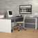Aurea 2 Piece Computer Desk Office Set