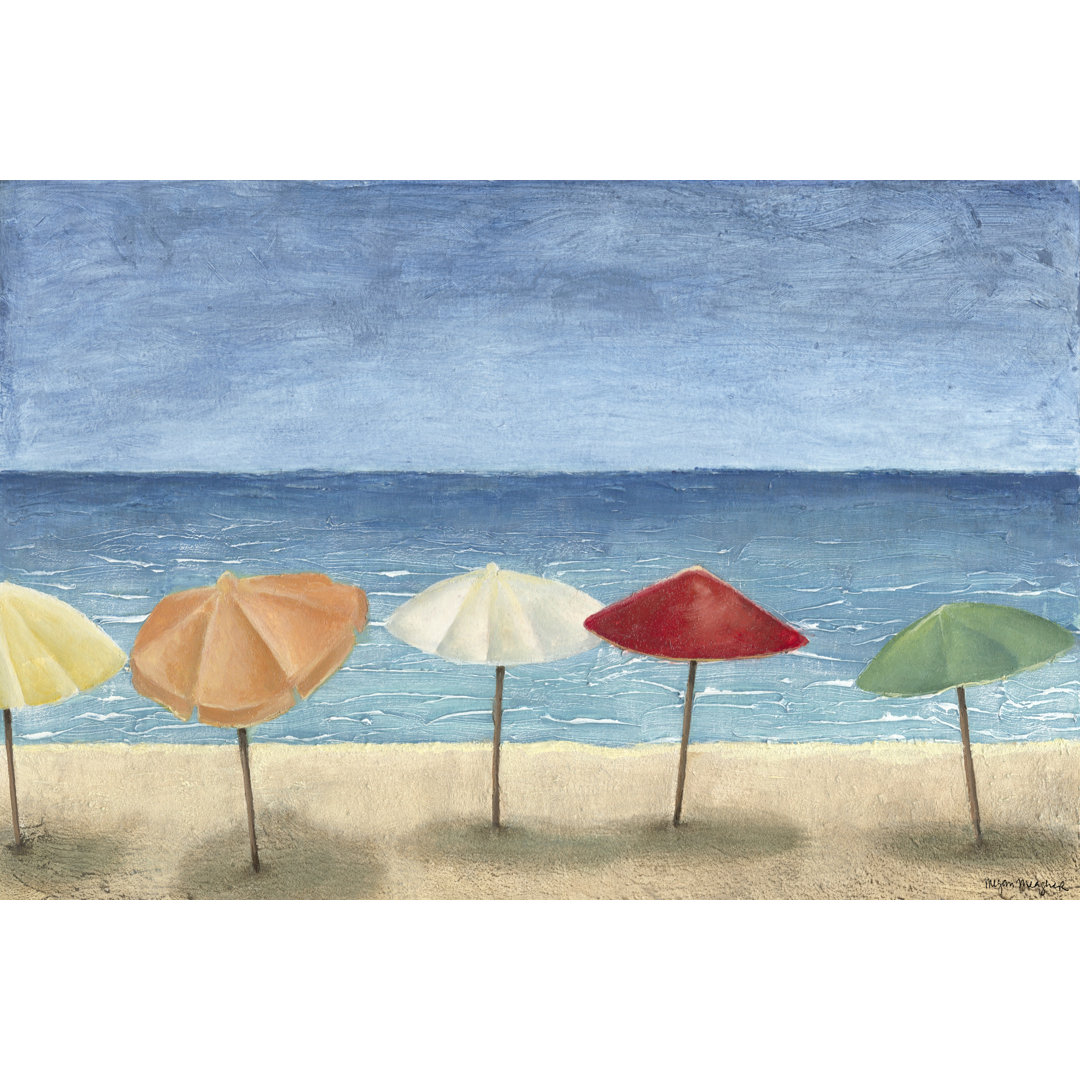 Leinwandbild Ocean Umbrellas I