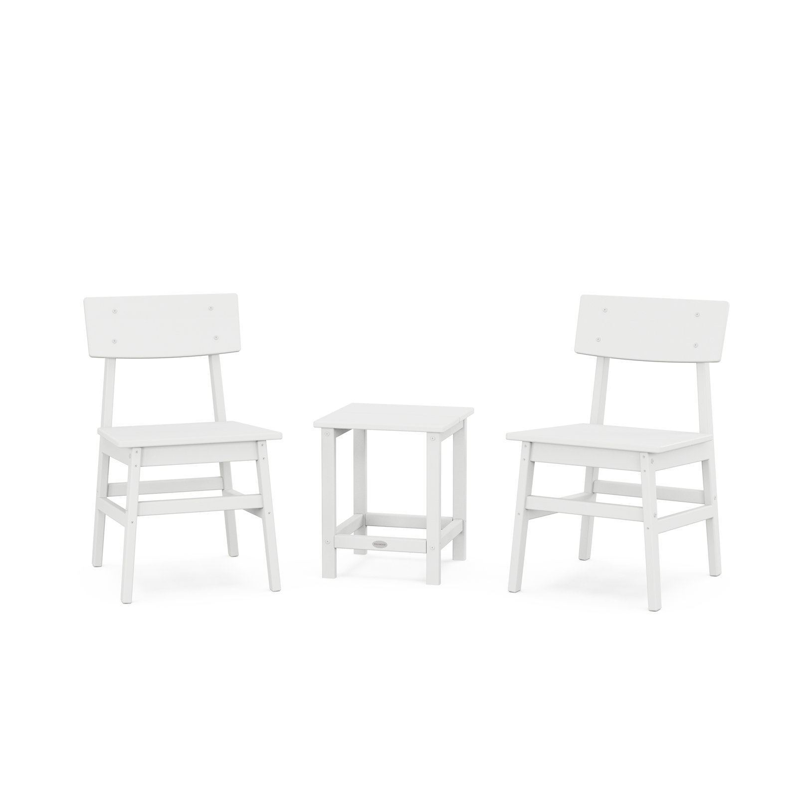 POLYWOOD® 2-Person Patio Seating Group, White