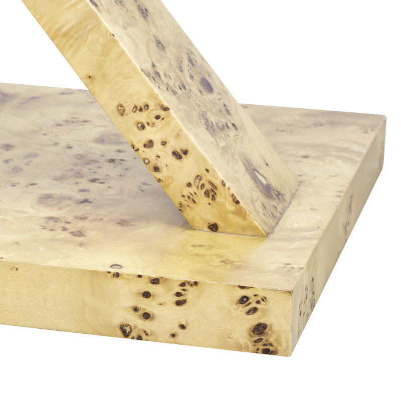 Modena Solid Wood End Table, Burl