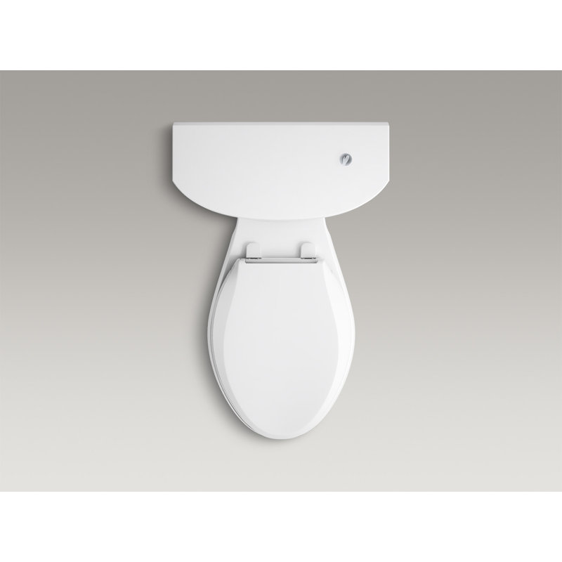 Cimarron Comfort Height 1.28 GPF Elongated Two-Piece Toilet, White