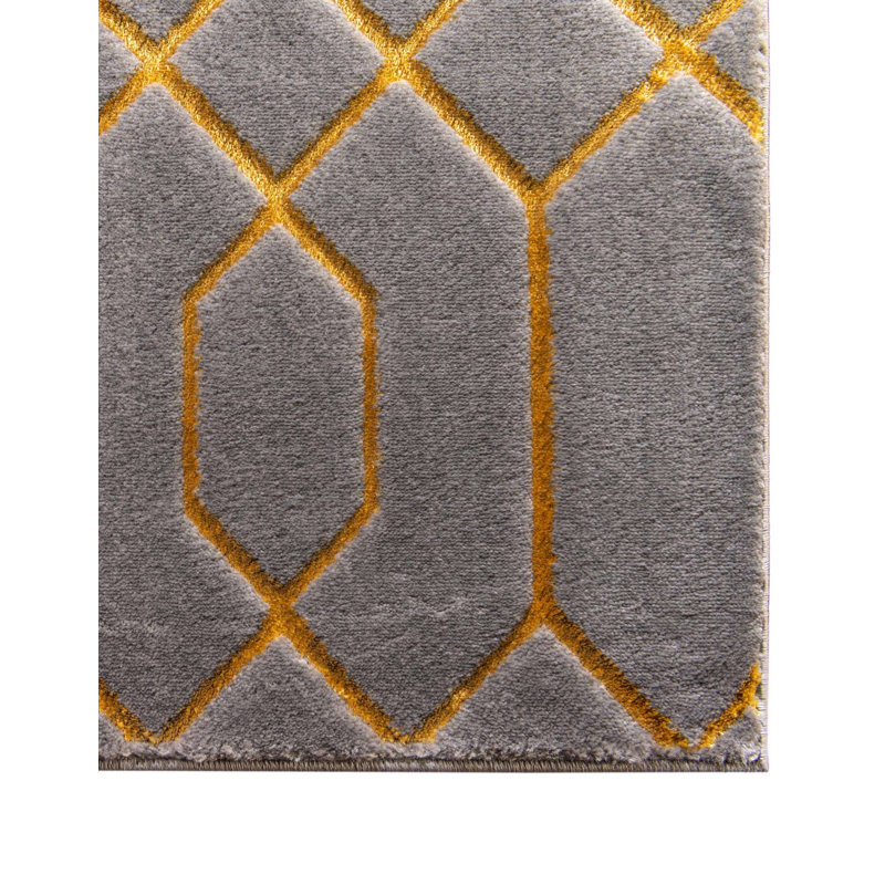 Geometric Area Rug, Square 238.8 cm
