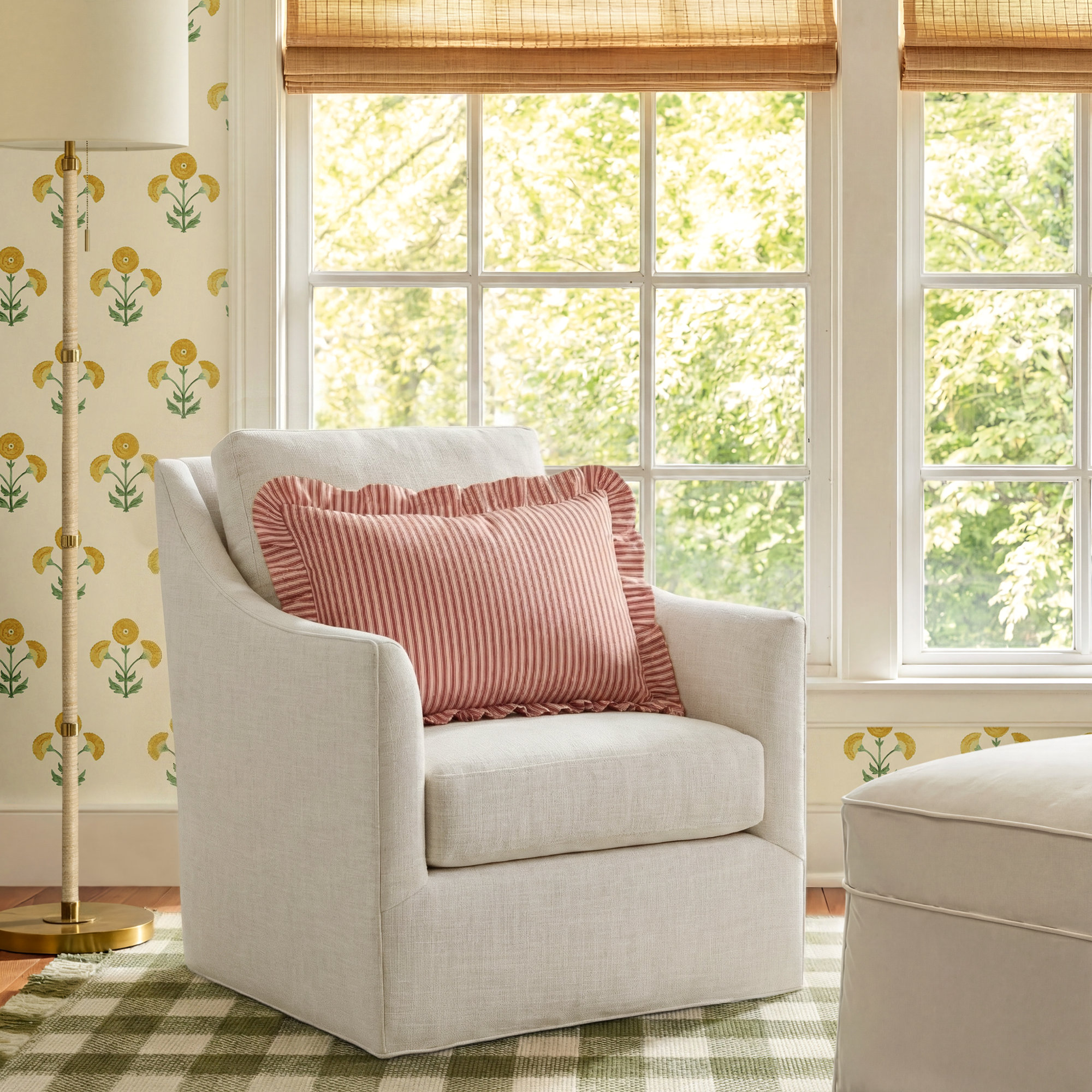 Walter Swivel Chair, Kasler Cream