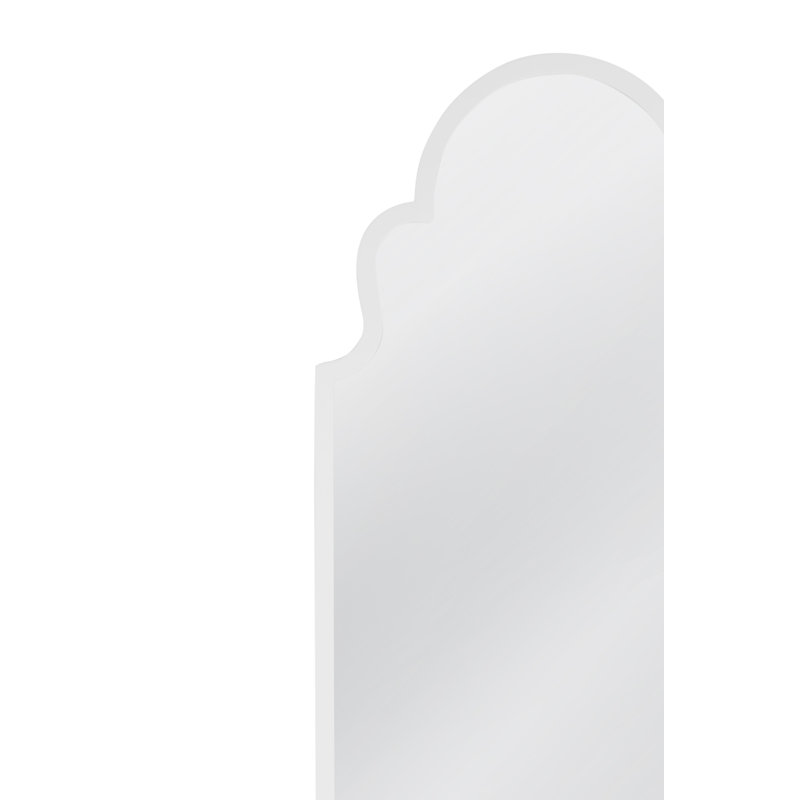 Miroir pleine grandeur Abbie, Laque blanche