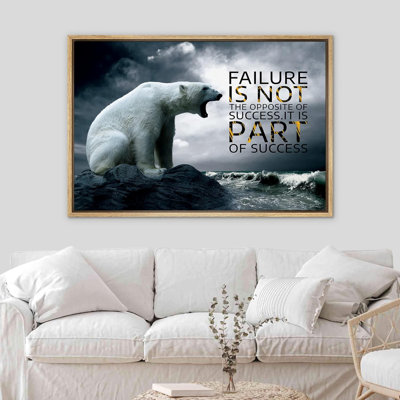 Bear " Inspiring And Motivational Success Quote Graffiti & Street Art Pop Art Modern Urban Multicolor "