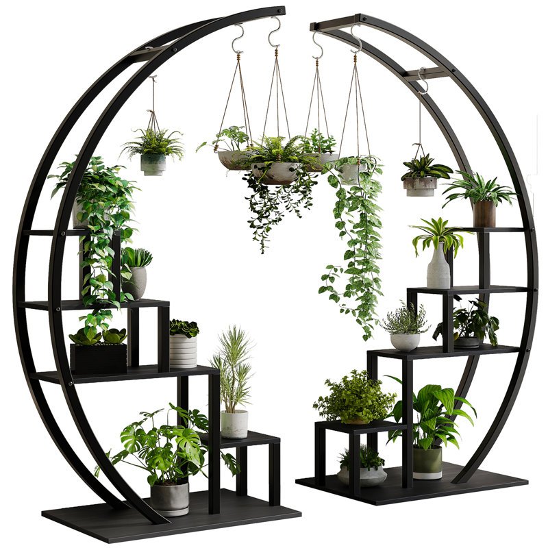 Plant Stand - Set of 2, Black