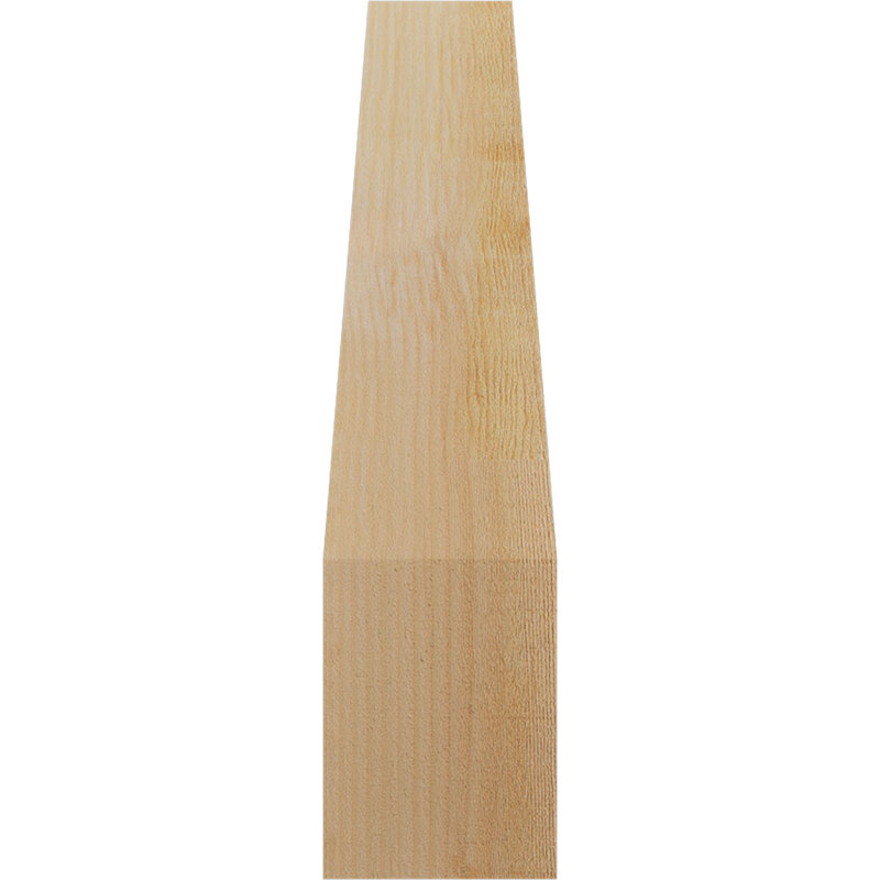 Attelle impériale du genou, Sapin de Douglas, Brute, H 28 po x l 6 po x P 20 po