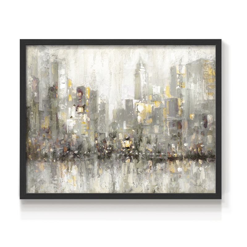 Cityscape - reproduction encadrée abstraite