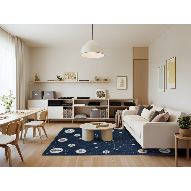 Tapis gris lavable à la machine, Rectangle 7 pi x 9 pi