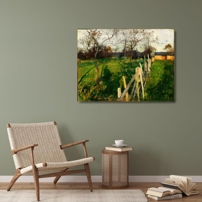 "Home Fields" by  John Singer Sargent - Gallery Wrap Canvas Wall Art