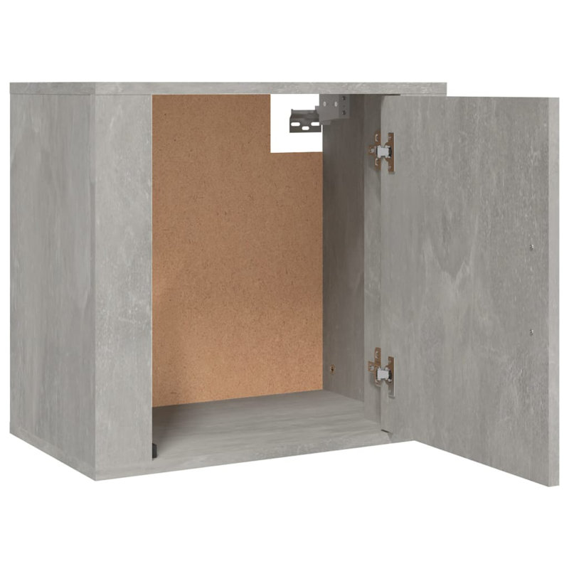 Janiyha 50cm W Manufactured Wood Bedside Table, Grey, 1